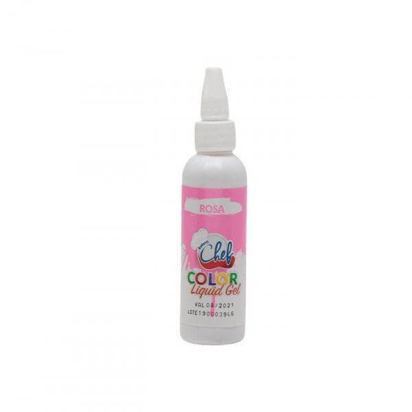 Corante Liquid Gel 25G Rosa Claro - Iceberg Chef