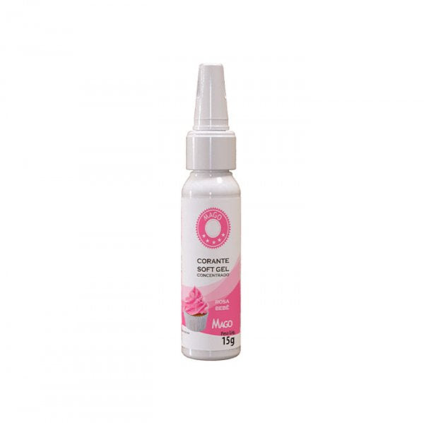 Corante Soft Gel 15G Rosa Bb - Mago