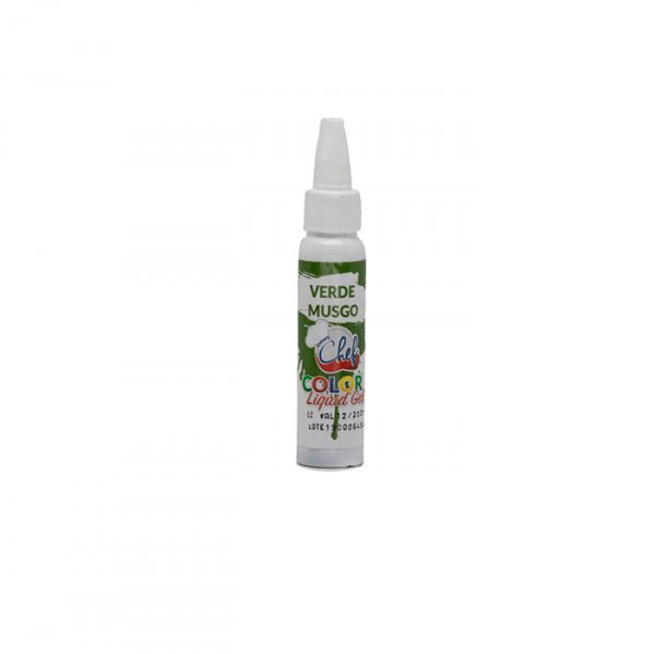 Corante Liquid Gel 25G Verde Musgo - Iceberg Chef