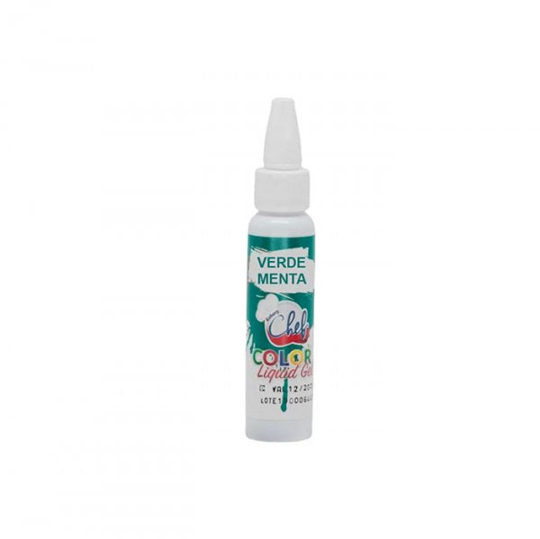 Corante Liquid Gel 25G Menta - Iceberg Chef