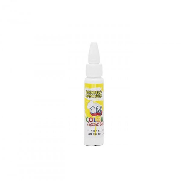 Corante Liquid Gel 25G Amarelo Damasco - Iceberg Chef