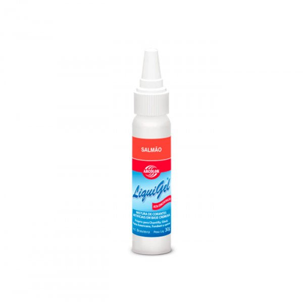 Corante Liquigel 30G Salmao - Arcolor