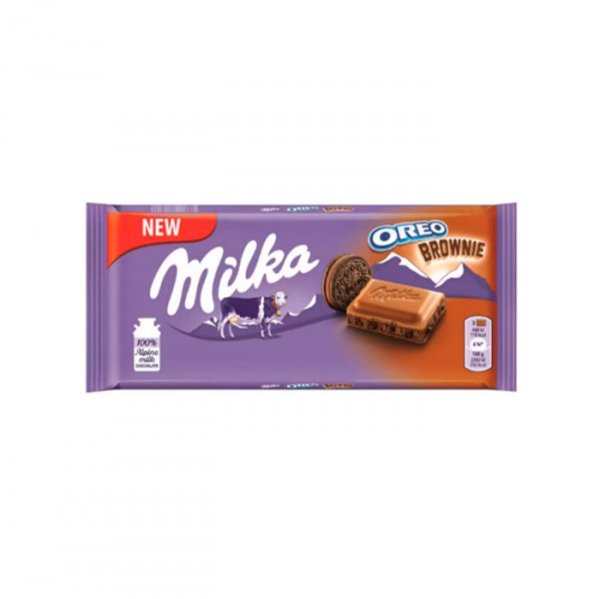 Chocolate Oreo Brownie - Barra 100G - Milka