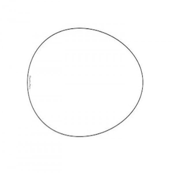 Aro Cortador Oval 9X6.5X4Cm - R.R. Oliveira