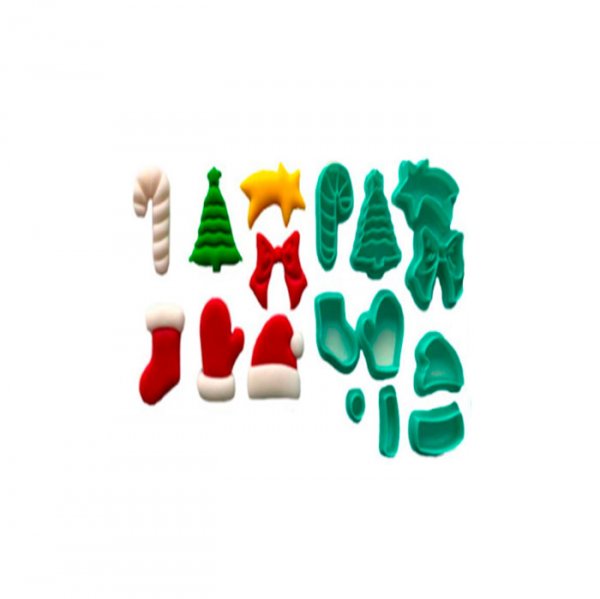 Kit Cortador Natal - Cia Do Molde