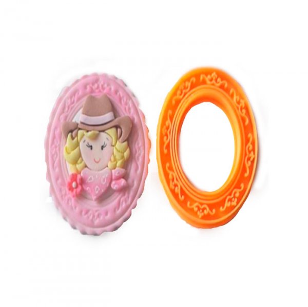 Cortador Moldura Circulo Arabesco - Cia Do Molde