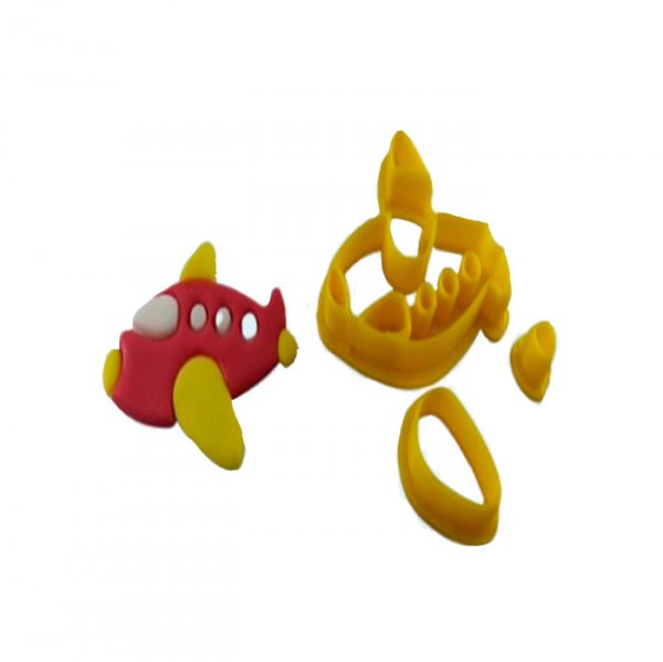 Cortador 3D Avião - 3 Pçs - Cia Do Molde