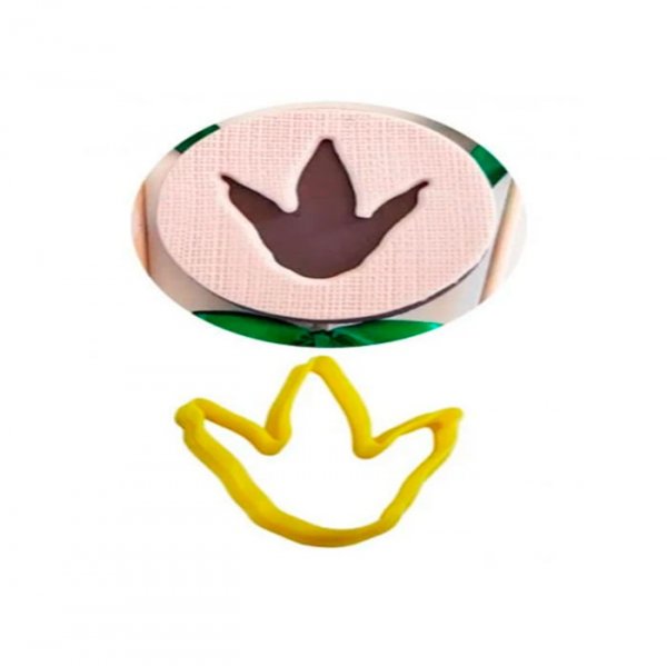 Cortador 3D Pegadas Dinossauro - 1 Pçs - Cia Do Molde