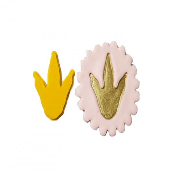 Cortador Carimbo Dinossauro Pegada - 1 Pç - Cia Do Molde