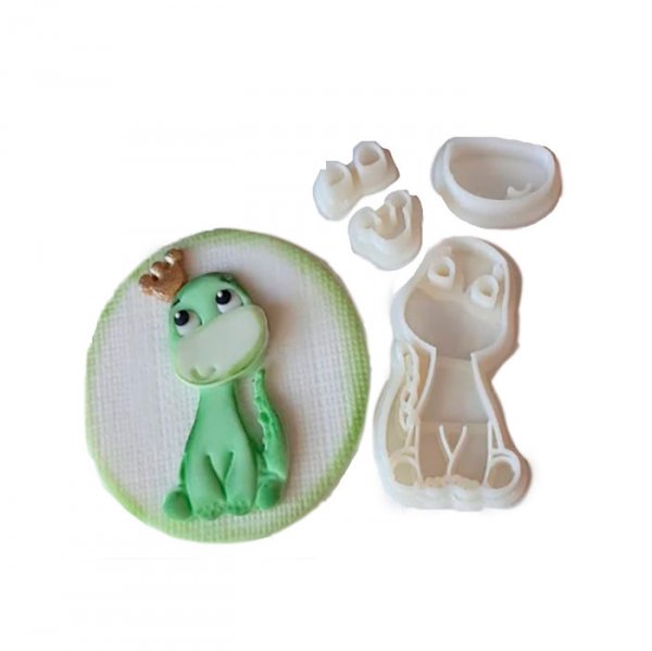 Cortador Dinossauro Baby Mod 02 - Cia Do Molde