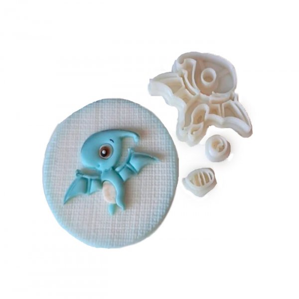 Cortador Dinossauro Baby Mod 04 - 3 Pçs - Cia Do Molde