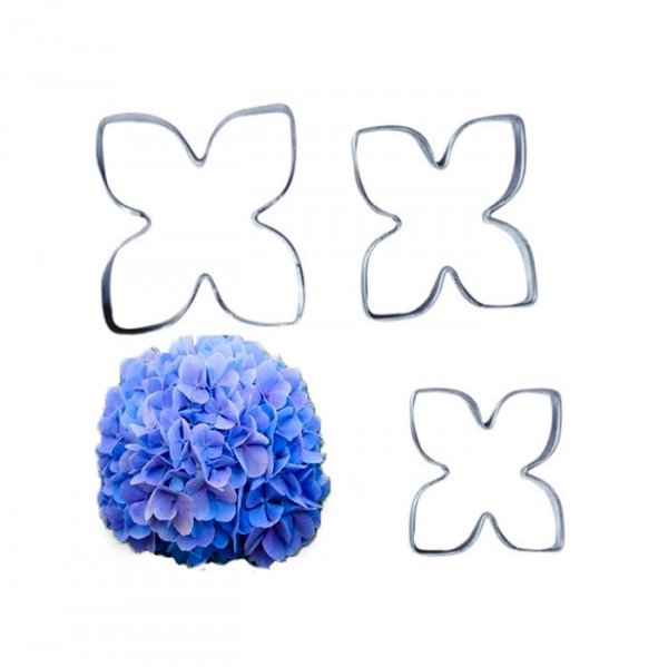 Cortador Em Aço Inox Hortência 3 Peças Ca516 - Prime Chef