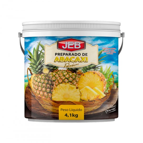 Polpa De Fruta - Preparado De Abacaxi 4,1Kg - Jeb