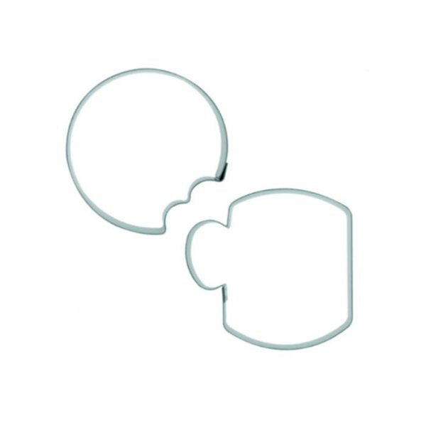 Cortador Inox Cha 2G Caneca/Biscoito -R.R. Oliveira