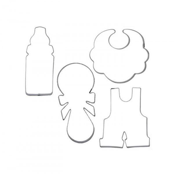 Kit Cortador Inox Cha Bebe 4M - R.R. Oliveira