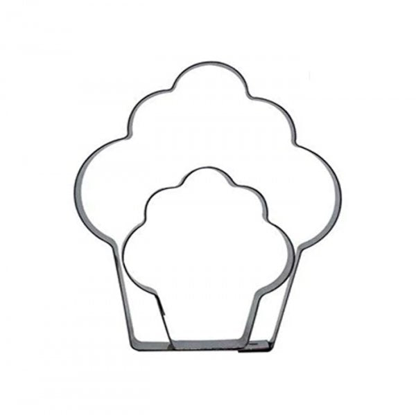 Kit Cortador Inox Cupcake 2 Pc - R.R Oliveira