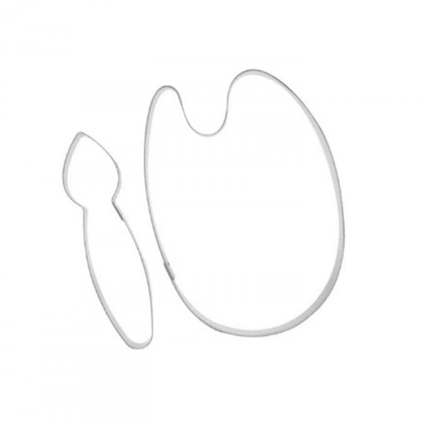 Kit Cortador Inox Paleta E Pincel - R.R. Oliveira