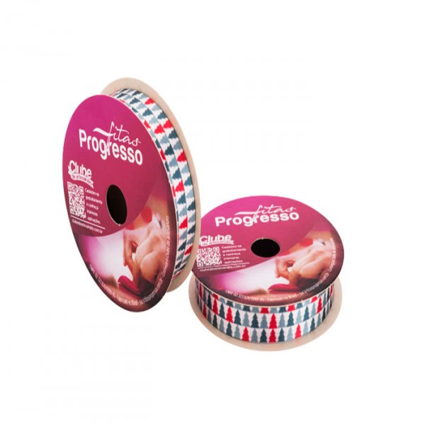 Fita Árvores De Natal 10M X 15Mm (Ecf003Tr) 15 Mm Cor 040 - Fitas Progresso