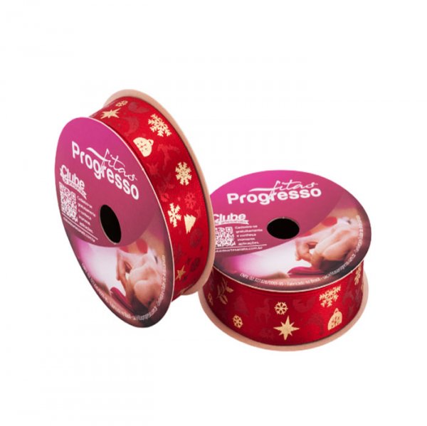 Fita Elementos Natalinos 10M X 22Mm (Ecf005H2) Cor 796 - Fitas Progresso