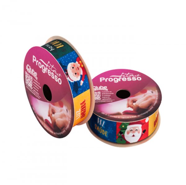 Fita Xadrez Natalino 10M X 22Mm (Ecf005Tr) Cor 096 - Fitas Progresso