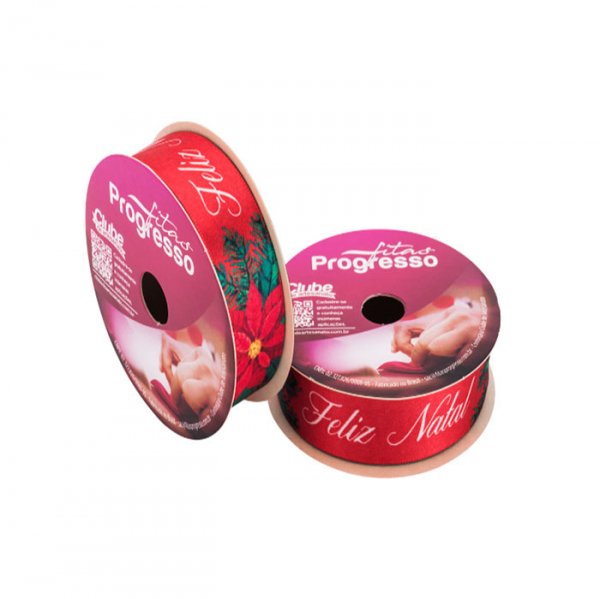 Fita Frase Feliz Natal 10M X 22Mm (Ecf005Tr) Cor 140 - Fitas Progresso