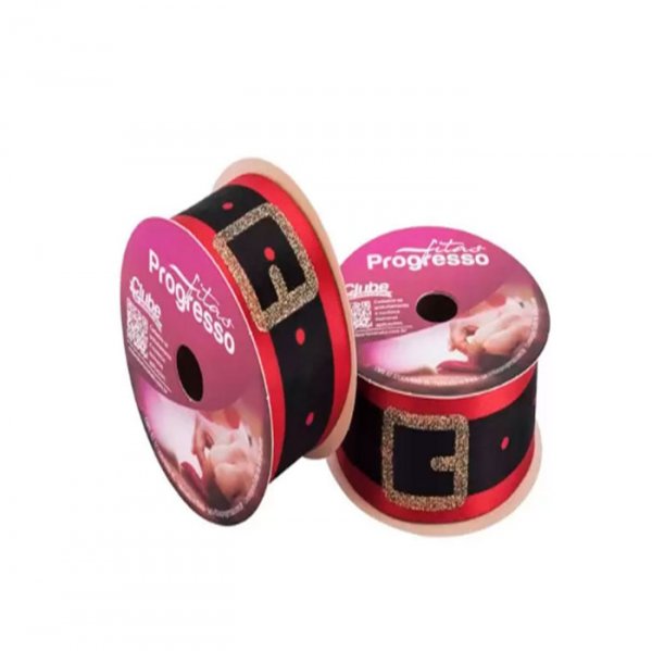 Fita Cinto Papai Noel 10M X 30Mm (Ecf007Tg) Cor 001 - Fitas Progresso