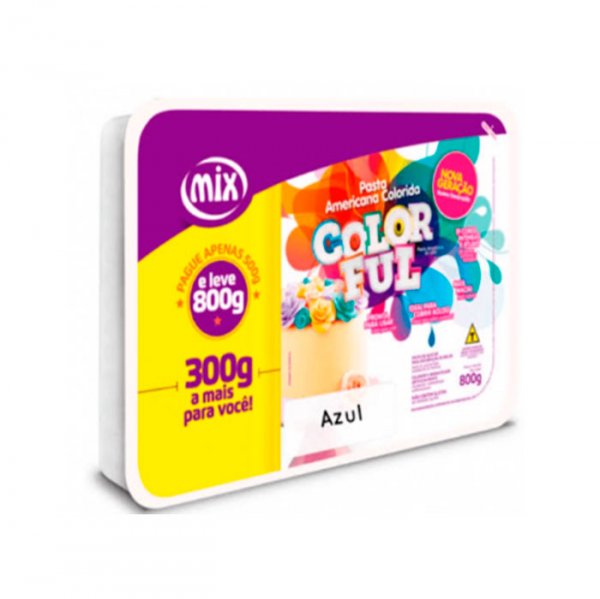 Pasta Americana Azul 800Gr - Mix