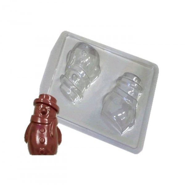 Forma Para Chocolate Boneco De Neve Fp112 - Crystal Forming