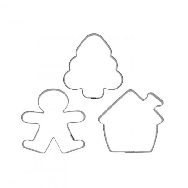 Kit Cortador Inox Natal 1Pp - R.R. Oliveira