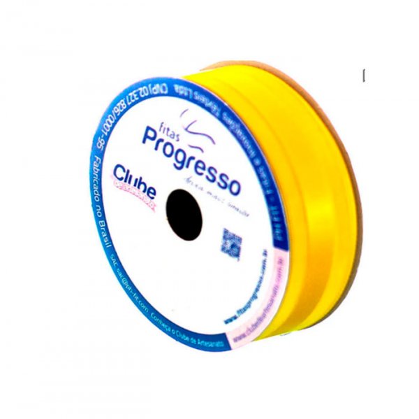 Fita Voal Zc003 (10M X 15Mm) Amarelo Gema(763) - Fitas Progresso