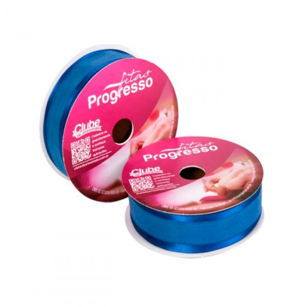 Fita Voal Zc005 (10M X 22Mm) Azul Pavão (276) - Fitas Progresso