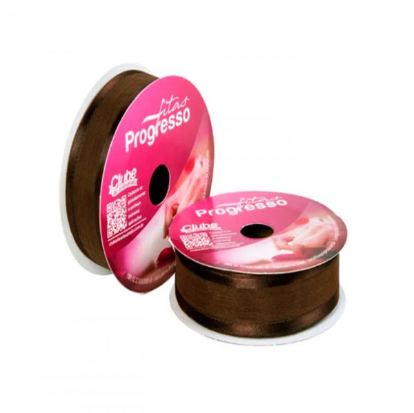 Fita Voal Zc005 (10M X 22Mm) Marrom Café (340) - Fitas Progresso