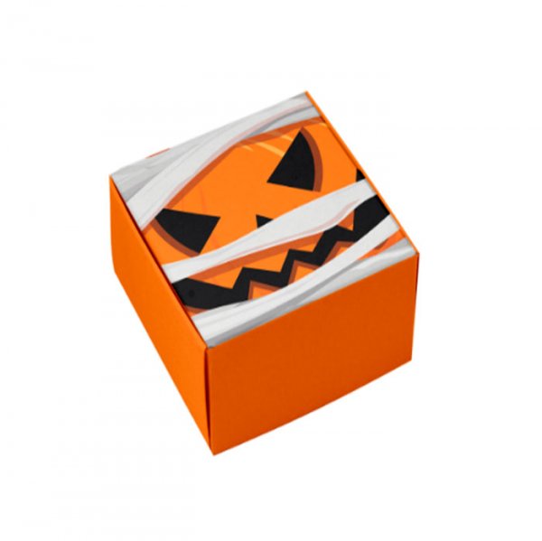 Base Doce Quadrado Laranja (30Un) - Duster