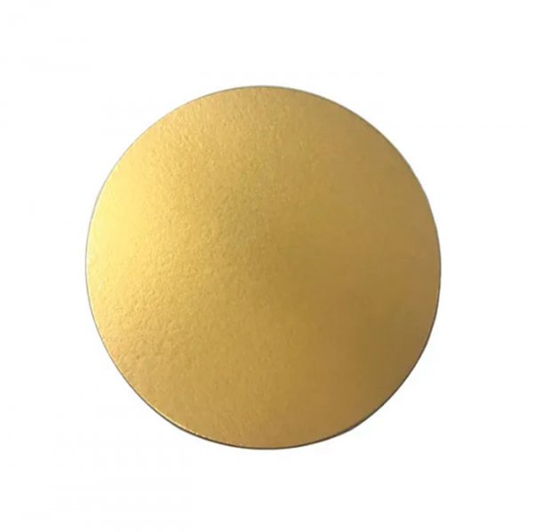 Base Para Bolo Redondo Ouro (15Cm) 1Un - Ultrafest