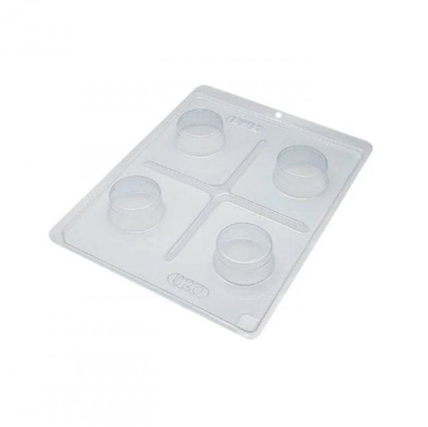Forma De Acetato C/Silicone Mini Pão De Mel (829) - Bwb