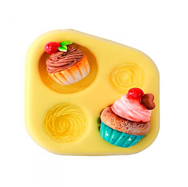 Molde de Silicone Cupcake (011) - Blue Star