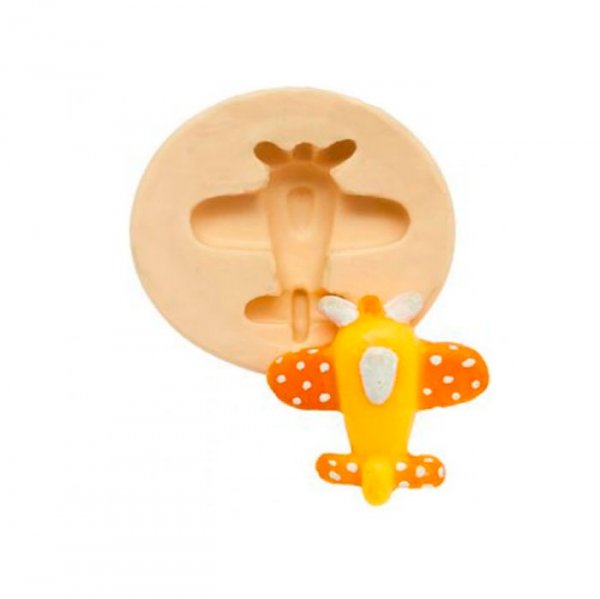 Molde De Silicone Avião Pequeno (11) - Mazulli