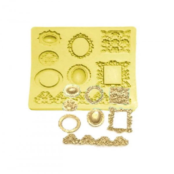 Molde De Silicone Broches (1820) - Mazulli