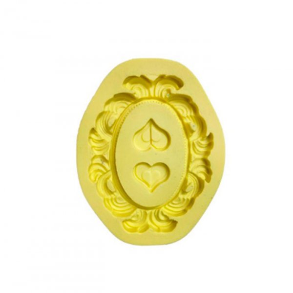 Molde De Silicone Porta Retrato Oval M (1675) - Mazulli