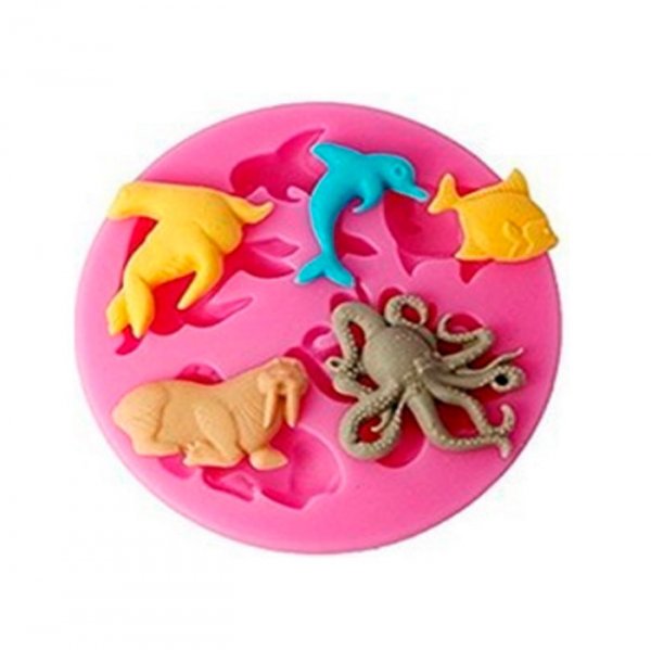 Molde De Silicone Fundo Do Mar (S250) - Molds Planet
