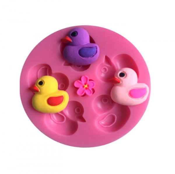 Molde De Silicone Patinhos (S323) - Molds Planet