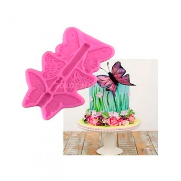 Molde De Silicone Borboletas (S382) - Molds Planet