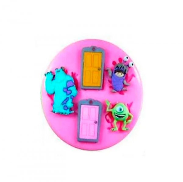 Molde De Silicone Monstros Sa (S416) - Molds Planet