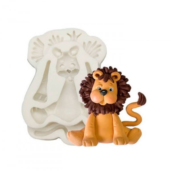 Molde De Silicone Leão Safari (S464) - Molds Planet
