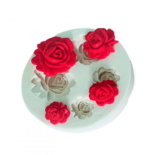 Molde De Silicone Flor Rosa (285) - Mazulli