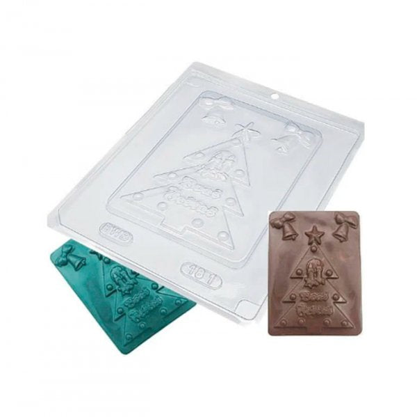 Forma de Acetato Árvore de Natal (181) - Bwb