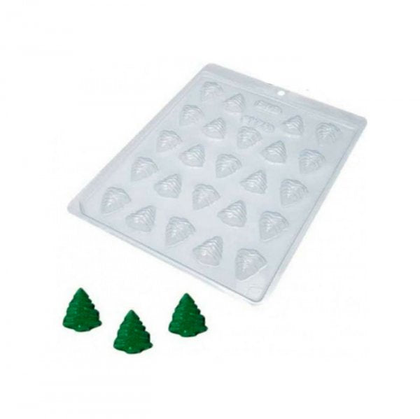 Forma De Acetato Bombom Mini Árvore (175) - Bwb