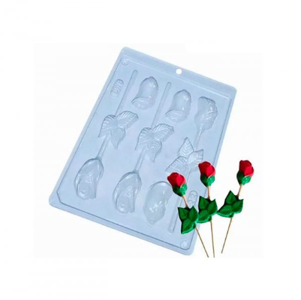 Forma De Acetato Rosa Pirulito (22) - Bwb