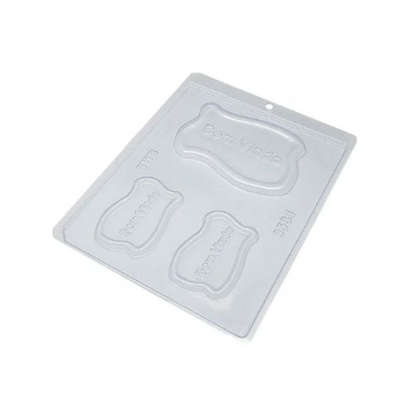 Forma De Acetato Placa Bem-Vindo (9534) - Bwb