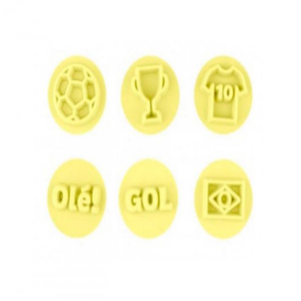 Kit Carimbo Futebol (2cm) - Blue Star